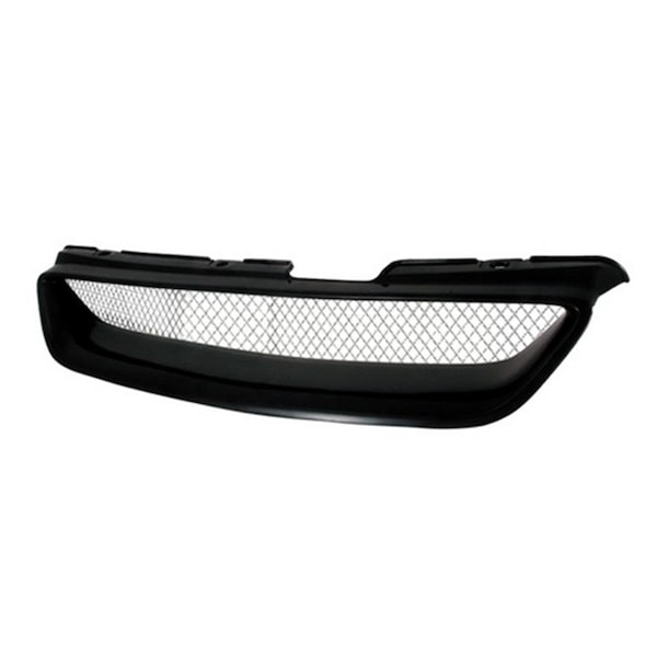 Overtime 2 Door Front Hood Grille Type R for 98 to 02 Honda Accord, Black - 5 x 18 x 33 in. OV126291 - main